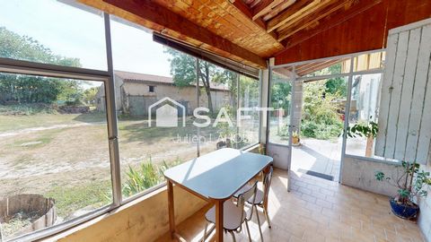 Maison charentaise avec dépendance à rénover