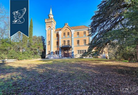 In the stunning countryside of Emilia Romagna, in the charming town of Bertinoro, there is this stunning castle with a crenelated tower for sale. This luxurious estate was built following the Bavarian Neo-Gothic architectural model of Schloss Neuschw...