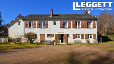 A18779LC24 - Super countryside property with 11 bedrooms. Situated in a peaceful riverside location in the Périgord-Limousin Regional Nature Park, this property is versatile in that it would be perfect as a large family home and has excellent potenti...