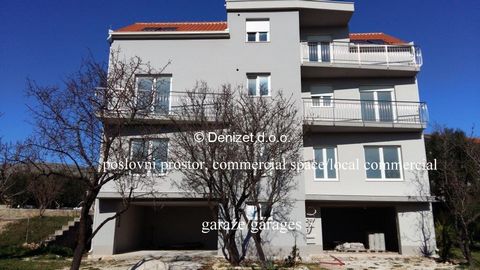 Trogir, commercial space for sale! Located on the ground floor of newly built residential and commercial building. Surface of 74 sq.m., 2 wc, asphalted access road. The possibility of separation the subject office space into two separate spaces, whic...