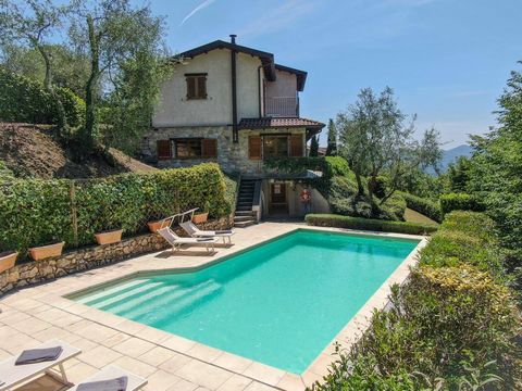 En Magliano, en las verdes colinas de Lunigiana, ofrecemos a la venta una exclusiva villa con piscina y unos 600 metros de jardín. La propiedad, que goza de la máxima privacidad, ofrece una espléndida vista del valle de abajo. La propiedad se distrib...