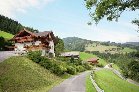 Near the Salzburger Sportwelt ski area, this stunning apartment in Wagrain is ideal for a family or a group. It can accommodate 6 guests and has 2 bedrooms. It has a balcony for you to enjoy the surrounding views and relax to the maximum. During wint...