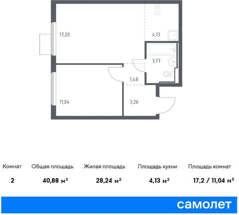 Продается 1-комн. квартира. Квартира расположена на 15 этаже 17 этажного монолитного дома (Корпус 6.1, Секция 2) в ЖК «Горки Парк» от группы «Самолет». Жилой комплекс комфорт-класса «Горки Парк» находится на берегу Коробовских прудов. Отсюда можно бы...