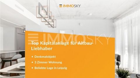 Êtes-vous un amateur de construction ancienne à la recherche d’une charmante maison de rêve qui combine des détails de construction anciens attrayants et un bon emplacement à Leipzig ? Ce bel appartement de 3 pièces pour investisseurs est alors parfa...