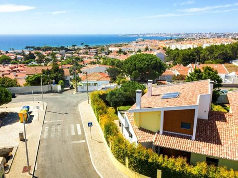 Villa lumineuse et fonctionnelle de 4+1 chambres située à Alto da Parede à Cascais. Villa exquise et moderne dans une communauté fermée avec piscine et jardin privé. Maison de 3 étages, composée de : - Étage 1 : 2 grandes suites avec terrasses - Étag...