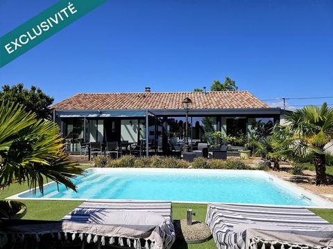 Maison 5 chambres, piscine, plain-pied