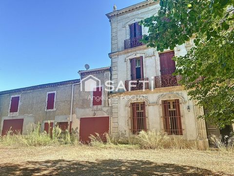 Grande maison de Maitre sur 3 niveaux 370m2 sur THEZAN LES BEZIERS