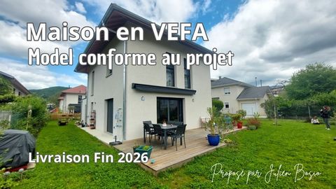 Dpt Savoie (73), à vendre ALBENS maison VEFA P5 de 108,45 m²
