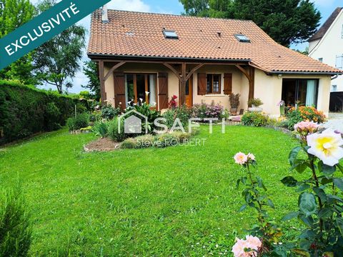 Magnifique jardin pour cette maison dans le bourg