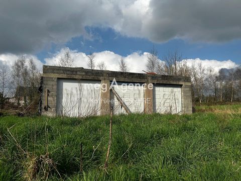 Grande parcelle avec début de construction