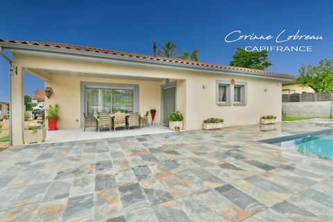 Maison de plain pied 3 chambres & piscine