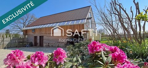 Maison de campagne sur 1,5 ha et plan d'eau
