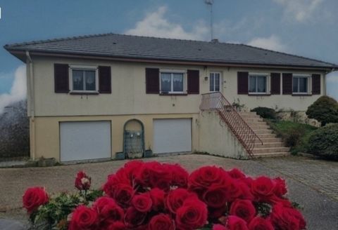 Maison T6 à vendre 6 pièces proche VITTEL (88) avec TERRASSE 2 GARAGES et 1000 m2 de TERRAIN