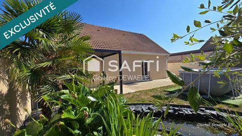Pavillon semi plain pied jardin et garage