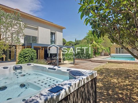 Villa architecte avec piscine, jacuzzi et T2 indépendant