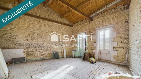 Batiment de caractère en pierre à rénover avec serre