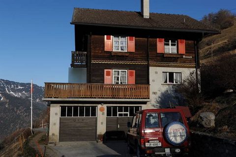 Trans is a small mountain village south of Chur 5 km from the Chur San Bernadino motorway. You reach this small mountain village via a narrow mountain road. This road is ok to drive, because the bus stops there 4 times a day. Haus Sonnegg is in a bea...
