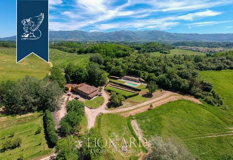 In the town of Reggello, surrounded by Chianti's sweet rolling hills, there is this charming luxury complex for sale. Located in a natural reserve, this estate's over 28 hectares of grounds feature a newly built stable with riding fields, a...