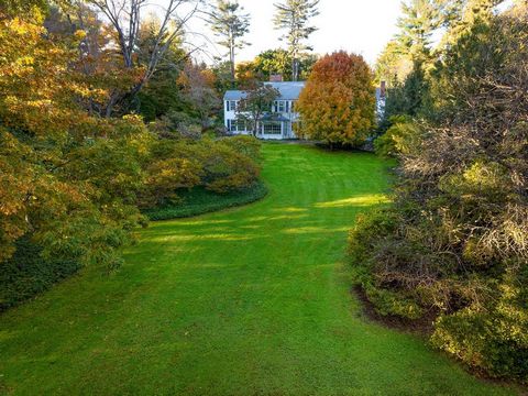 The last of the Rockefeller properties in Greenwich - 4.24 exquisite private acres tucked back at the end of a cul-de-sac on prestigious Bobolink Lane. Never before on the market, this close to town magnificent property encompasses 2 separate buildab...