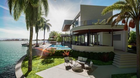 Luxury is re-defined with this exquisite custom-built waterfront home by renowned Brazilian architect Leo Shehtman. Currently under construction with delivery due April 2024, this zen home exemplifies the highest level of design, with 220 ft of mesme...