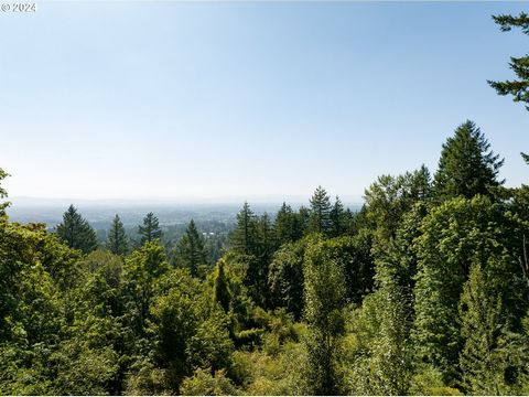 Build your estate home on a large private lot over 2 acres. A sanctuary building envelope surrounded by mature trees with valley views and privacy from neighbors. Gently sloped with R10 zoning. Fantastic location near Forest Park, downtown Portland &...