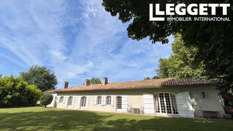 A30937NJD47 - This charming rural retreat, in the heart of Gascony, is in turnkey condition and nestles in over a hectare of secluded, peaceful parkland. Set entirely on one floor, there are doors leading to the garden and terraces on all sides. Ther...