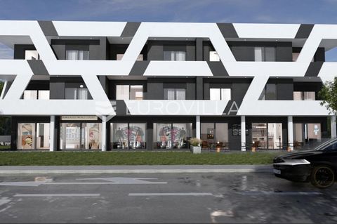 Pula, Veli Vrh - a project of 14 buildings under construction with a total of 119 apartments, 10 business premises and a kindergarten. Apartment S14 is located in building No. 1, is oriented south-west and consists of: entrance hall, living room with...