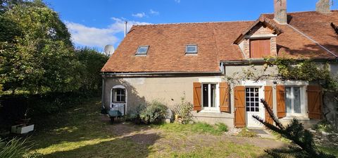 Ref. 2862 Nordburgund, Region Varzy, in einem charmanten Dorf, LANDHAUS 121 m2 Wohnfläche: geflieste Küche-Esszimmer (Balken, Kamineinsatz), Wohnzimmer 13 m2, ein Schlafzimmer 22 m2, Speisekammer 7 m2. Zugang zum ersten Stock über eine Holztreppe: zw...