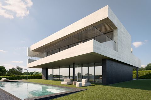 Cette villa moderne de 4 chambres offre une disposition réfléchie et conçue sur ses trois étages, avec une attention portée à la fois à la fonctionnalité et à l'esthétique. L'architecture moderne et les spécifications de haute qualité garantissent un...