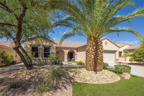 Stunning home located in the highly desirable Sun City Anthem, packed with upgrades! This beauty features gorgeous plantation shutters throughout, elegant crown molding, custom closets, beautiful hardwood flooring and tile—no carpet! The kitchen boas...