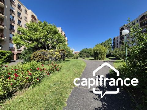 À Vendre Gennevilliers, Appartement 3 pièces lumineux avec Balcon, parking et cave et jardin (92)