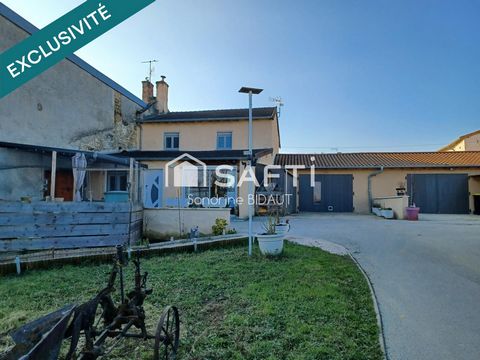Entre MACON et TOURNUS, secteur UCHIZY, Maison de village 116 m²