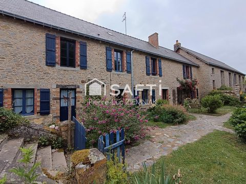 Mason en pierre avec trois chambres