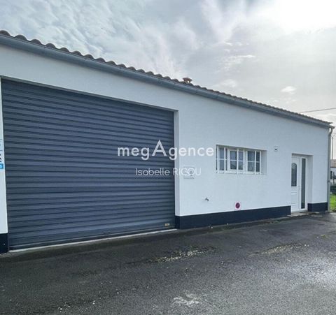 SAINT-PIERRE D'OLERON, ATELIER / GARAGE 63m² (+22m²) ET MAISON / BUREAUX de 100m² sur 468m²
