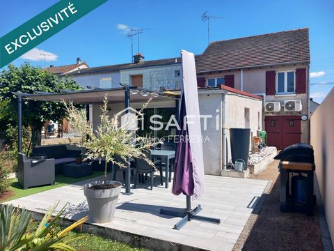 DEOLS, MAISON T4 RENOVÉE AVEC GARAGE ET JARDIN