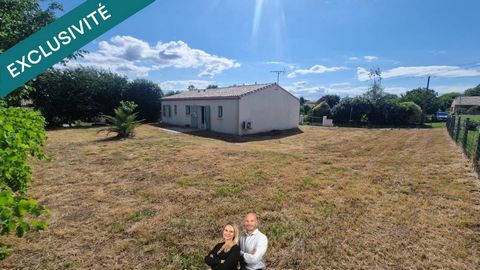 Maison de plain-pied de 90 m² sur un terrain clos de 1 330 m² – Fauillet