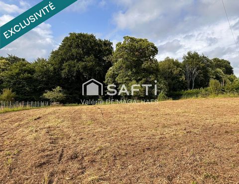 Terrain plat constructible à 2 mn de l'autoroute