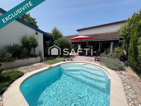 Talence Belle arcachonnaise rénovée avec piscine et garage à une dizaine de minute à pieds du tram