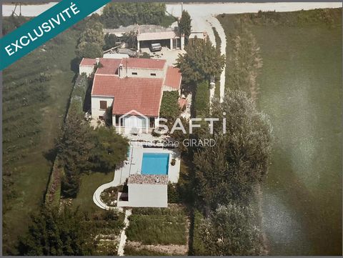 Villa de plain-pied de 124 m² avec Piscine et Jardin de 1230 m²