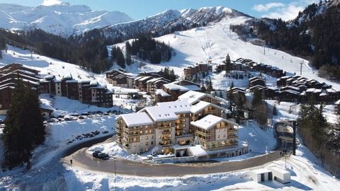 French Property for Sale in Valmorel - 4 Bed Ecrin d'Argent is a new development with an idyllic ski in, ski out location. The development offers apartments ranging from 1 bed to 4 bed all boasting unique views of Valmorel and its alpine setting. Res...