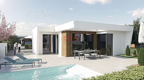 Located in Baños y Mendigo. 3 beds detached villas by the mountains near airport & city of Murcia . Detached villas on one floor in an exclusive new residential area on a golf course near Murcia airport. These modern-style homes are built on plots fr...
