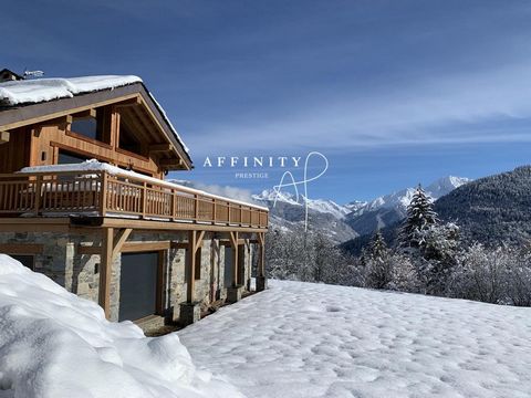 5 mins from Méribel center: This prestigious 458 m2 chalet, with its rational, perfectly designed spaces, boasts exceptional views of the surrounding peaks: La Saulire, Col de la Lauze and the Vanoise massif. Spread over 3 levels, this chalet is a tr...