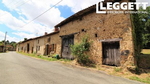 A22962ED16 - This ensemble of properties offers bag of opportunities to enlarge and restore whilst having an immediately habitable cottage in the centre. Situated in a small hamlet, close to the Haute Charente leisure lakes, you have a 2 bed habitabl...