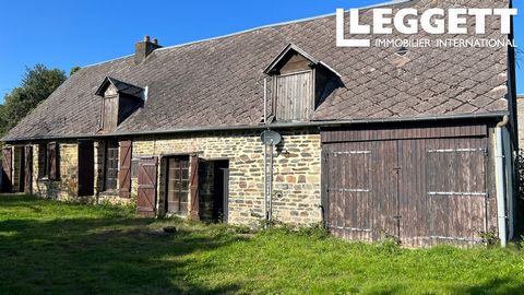 A15213 - This pretty stone cottage is located in the small village of Saint Vigor des Mezerets, close to Vassy and Condé sur Noireau. There are 2 stone outbuildings and just over an acre of land. The property sits back from the road up a small track,...