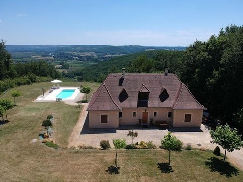 24220 SAINT CYPRIEN, 20 km from Sarlat, contemporary house with swimming pool and impressive views of the Dordogne valley. Price: 665,000 ISP included to be paid by the seller. This house comprises a spacious and bright living room with dining area. ...