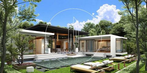 PHUKET IN THALANG THAILANDIA 8 MINUTI DALLA SPIAGGIA DI LAYAN MODERNO PROGETTO VILLA AL PIANO TERRA con cucina attrezzata aperta su doppio soggiorno, 3 master suite, lavanderia. TERRENO 510 M2 CHIUSO E SPORTIVO, PISCINA PRIVATA, GIARDINO, TERRAZZA. 4...