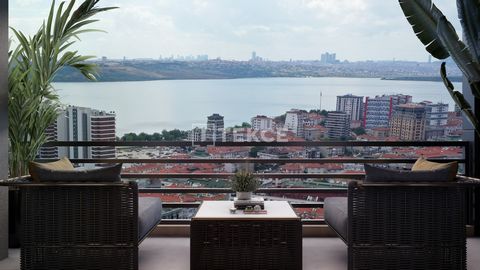 Geräumige Wohnungen mit großen Balkonen und Seeblick in Istanbul Kucukcekmece Die Wohnungen befinden sich in Kucukcekmece, einem der am leichtesten zugänglichen Investitionszentren auf der europäischen Seite von Istanbul. Der Stadtteil Kucukcekmece l...