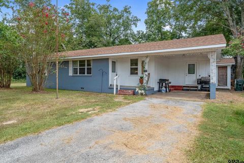 BACK ON MARKET DUE TO BUYERS FINANCING FALLING THROUGH! Discover the perfect blend of tranquility and convenience with this charming 3-bedroom, 1-bath home, nestled on over ¾ acre in picturesque East Texas. Located just minutes from Tyler, this prope...