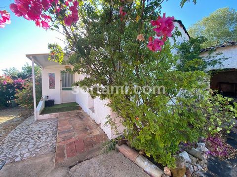 Magnificent country house in Tavira with sea view. The house with one level has 96 m2, is currently divided into two houses, in need of refurbishment and can be transforemd in to only one house. Set on a plot of land of 8,570m2, with a large well-kep...