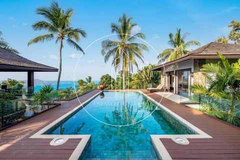 Lyxvilla på Koh Samui Upptäck en exceptionell tropisk villa i Chaweng Noi, Koh Samui, Thailand. 5 MINUTER FRÅN CRYSTAL BEACH Denna överdådiga villa i balinesisk stil, med en stor 12 x 4 meter stor pool, erbjuder fantastisk havsutsikt. Det stora, ljus...